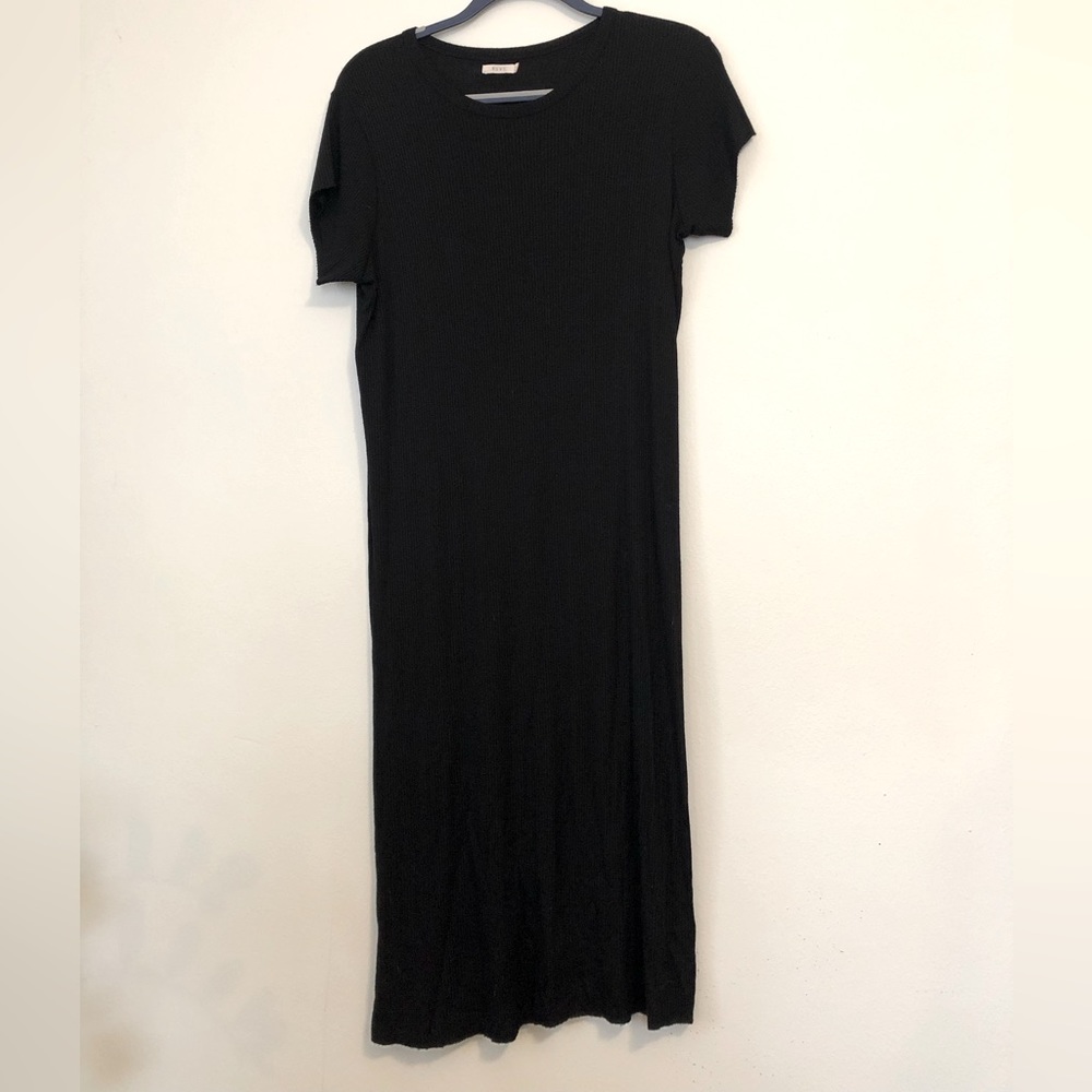 6397 Modal Black Sheath Dress Size Large